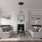 Ekena Millwork Baile Ceiling Medallion (Fits Canopies up to 6"), Hand-Painted Black Pearl, 31 1/4"OD x 2 1/4"P CM31BABPS - alternate 4